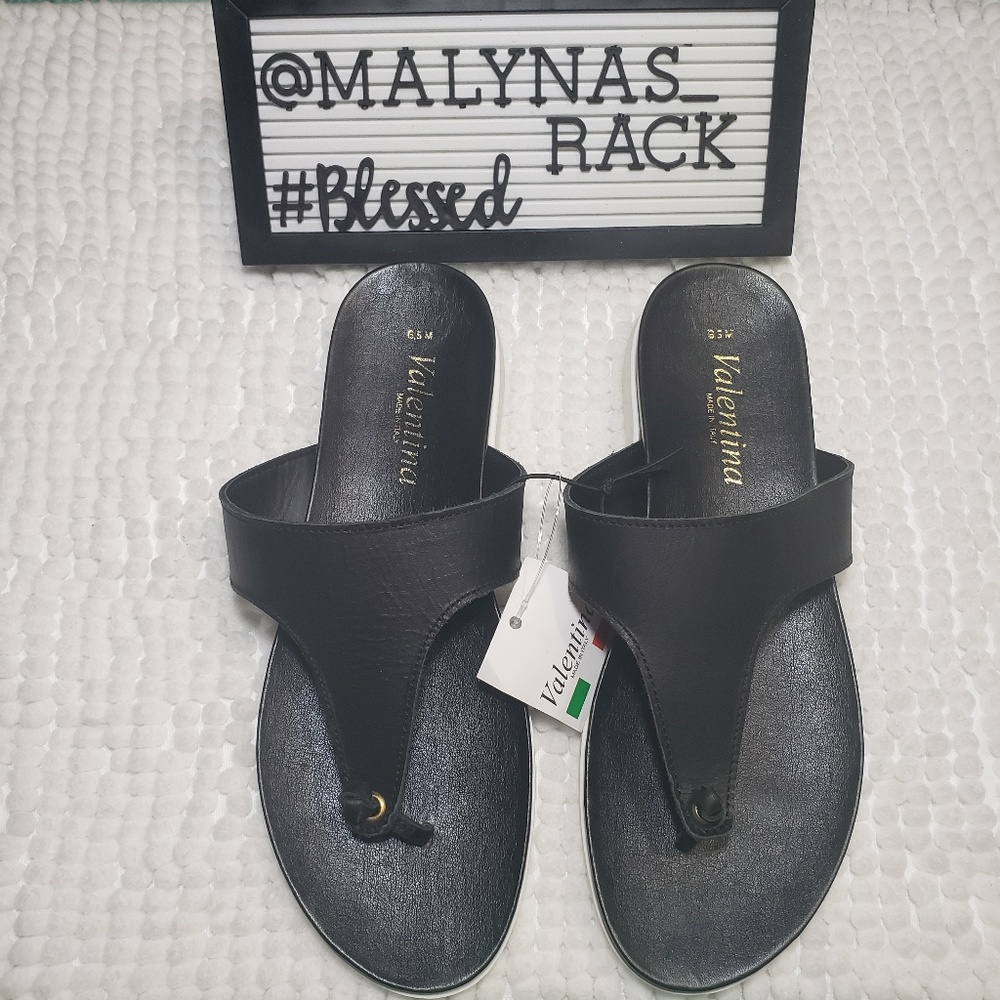 Valentina Womens Leather Thong Sandals
